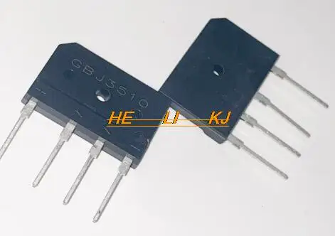 

Free shipping 5 pcs GBJ3510 BRIDGE GPP 35A 1000 V ZIP4