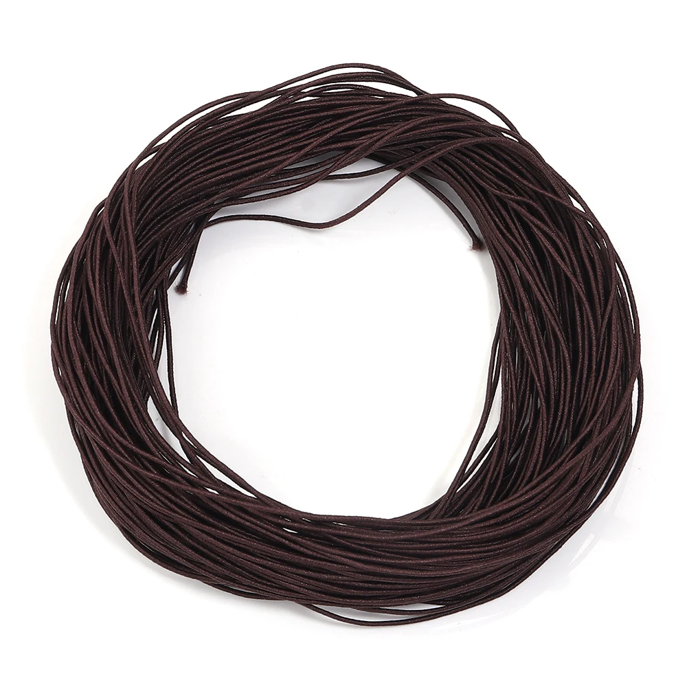 Colorful Braided Elastic Cord for Jewelry Crafting and DIY Accessories – 25 Yards