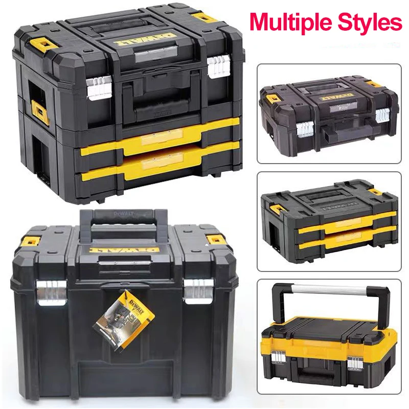 Dewalt TSTAK 2.0 Tool BOX Series DWST82968 DWST82732 Freely Stack Combine  Include Transparent Suitcases Larger Capacity Boxes - AliExpress