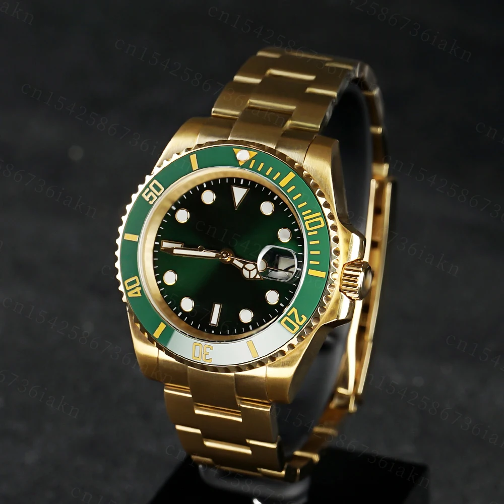 2022 Fashion New 40mm Men's Leisure Sports Sapphire Mirror Stainless Steel Material Waterproof Automatic Mechanical Watch