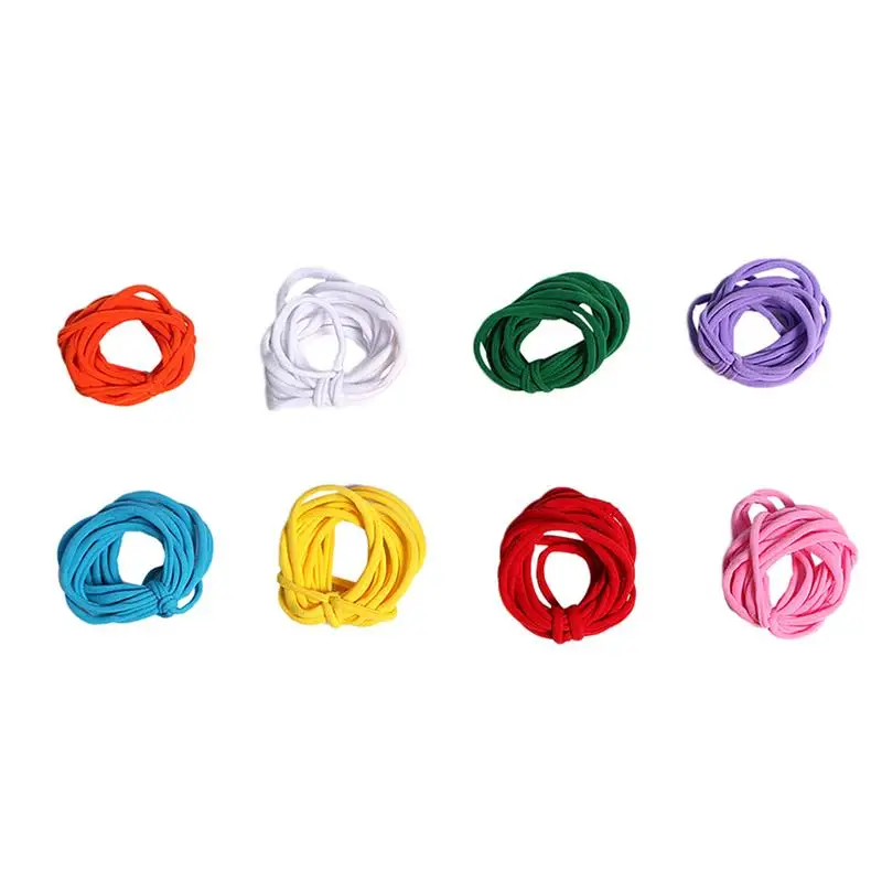 

Diameter Elastic Stretch Cord Rubber Rope Nylon Bracelet Beads Strings Hair Strips Accessory DIY Braided Rope Accessories Elasti