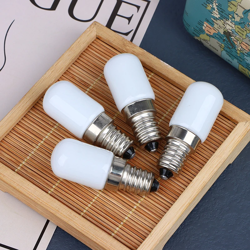 

1Pc E14 Mini LED Light Bulbs Refrigerator Light Bulbs 220V Lamp Bulbs Screw Bulb for Refrigerator Display Cabinets Bulb