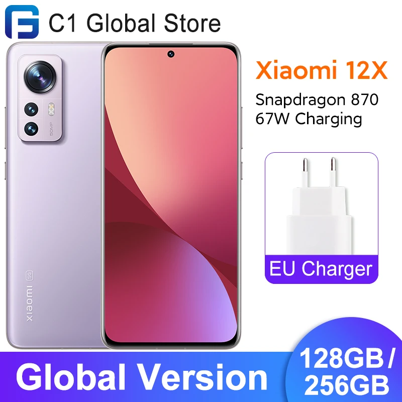 Xiaomi Mi 12x Smartphone 128gb/256gb Snapdragon™870 Octa Core 6.28'' 120hz  Display 67w Charging 50mp Triple Camera Mi 12 X - Mobile Phones - AliExpress