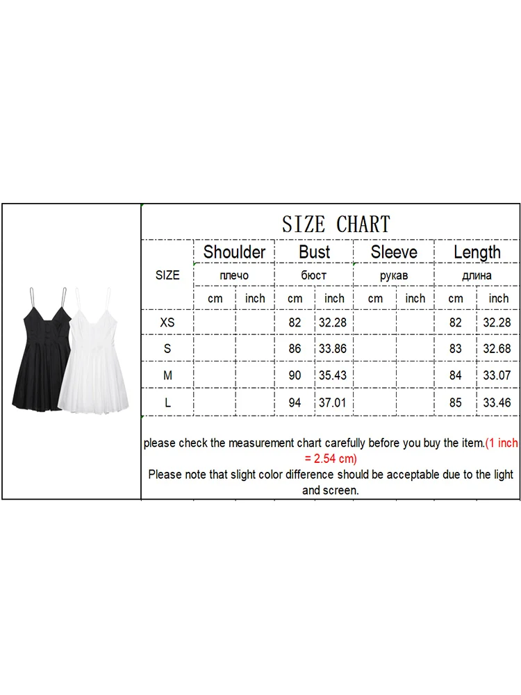 TFMLN Sexy Women Pleated Strap Dresses 2025 Summer Sweet Sleeveless Backless Party Dress Fashion Chic Solid V Neck Mini Dresses