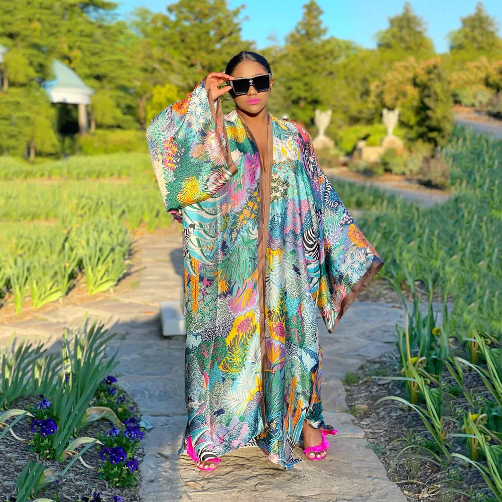Japanese Kimono Cardigan Japanese Dress Maxi Dress Traditional Woman Long Kimono Cardigan Blouse Shirt Female Printing