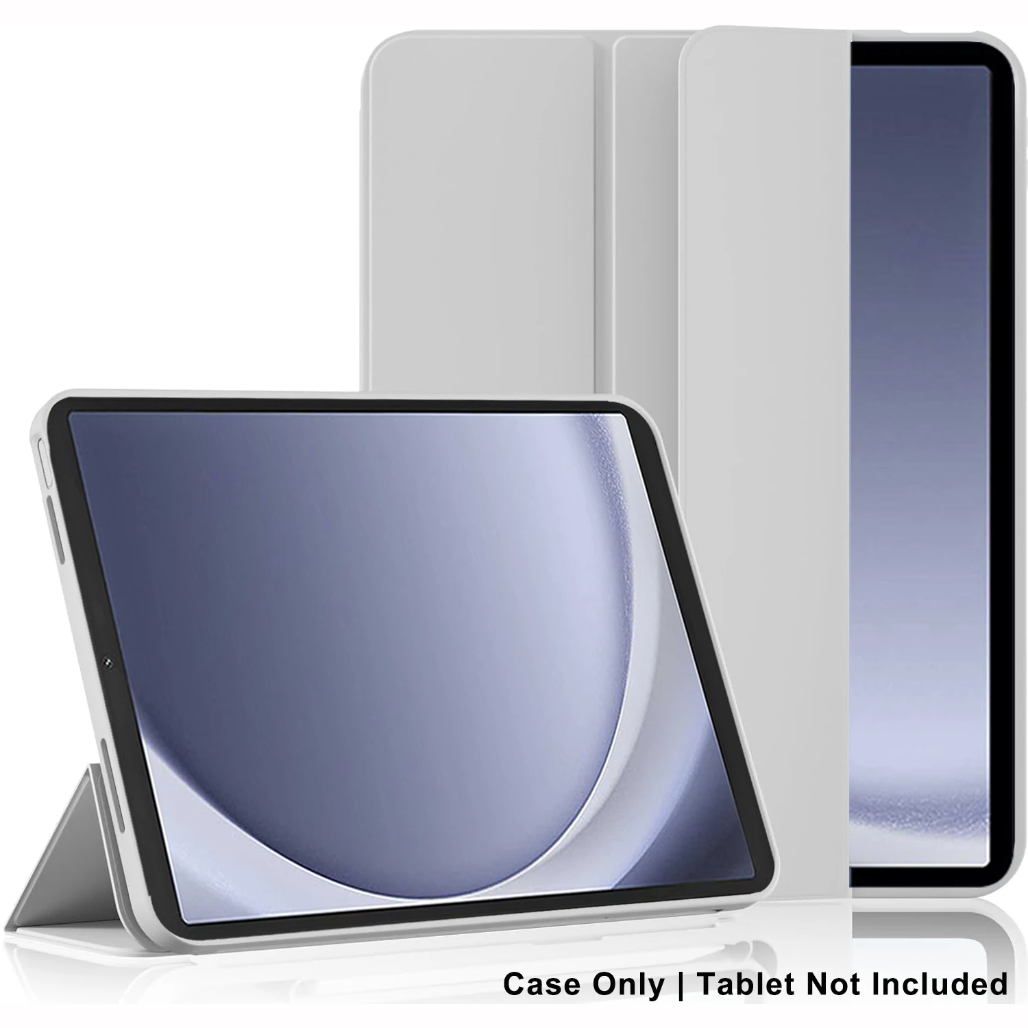 Premium Tri-Fold Flip Case - Magnetic Stand PU Leather Protective Cover