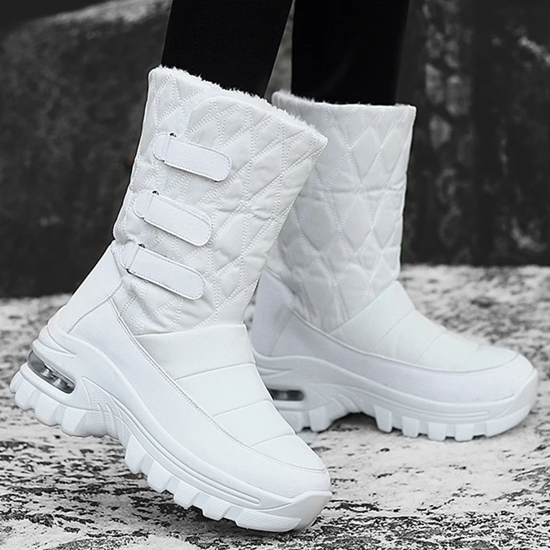 Women Boots  Platform Shoes For Women Soft Snow Shoes Woman Casual Keep Warm Ladies Shoes Fashion Flat Winter Boots Botas Mujer