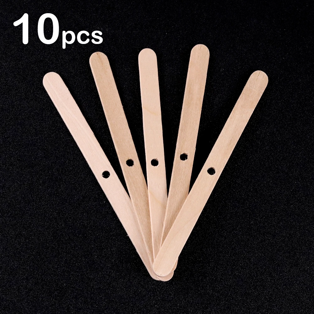 Wooden Wax Core Holder with Holes for DIY Candle Making and Aromatherapy