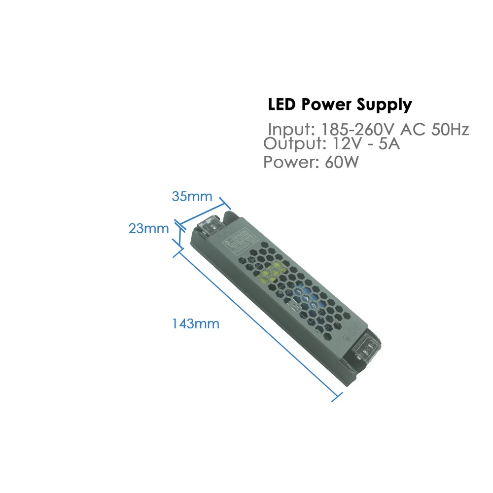 12V 5A 60W