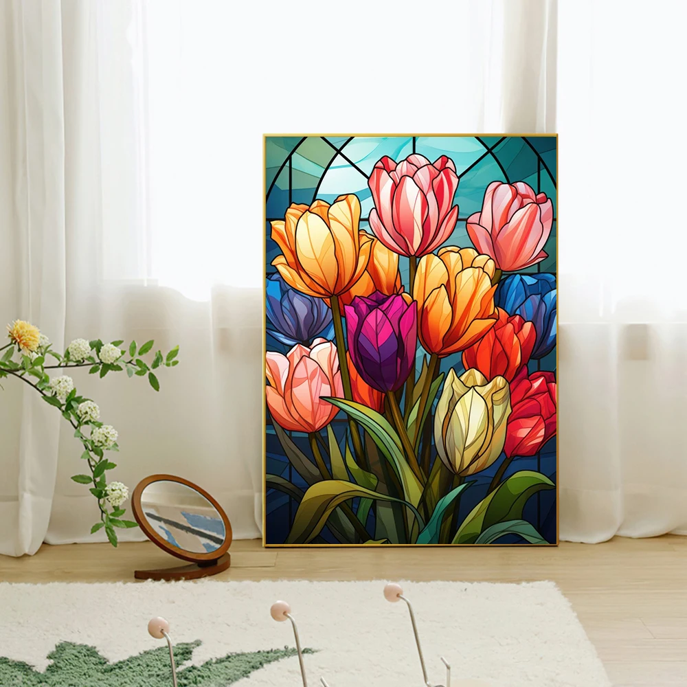 5d diy pintura diamante novo 2023 vitral arte girassol mosaico bordado  completo strass ponto cruz conjunto decoração para casa presentes -  AliExpress, image size:1000x1000