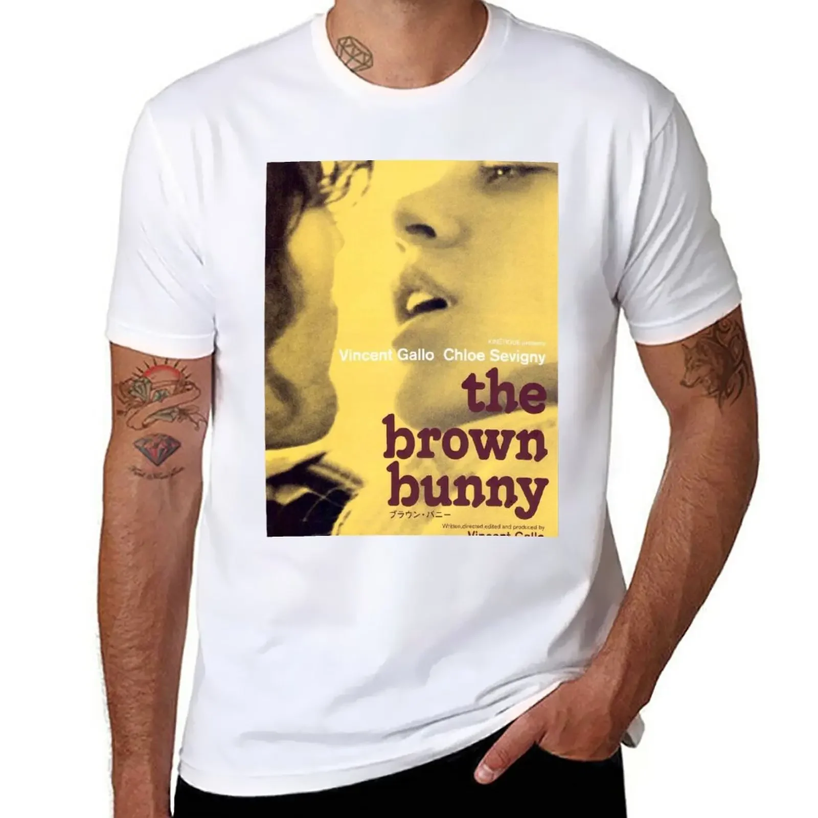 

The Brown Bunny Japanese Poster T-Shirt customs design your own vintage mens t shirts casual stylish