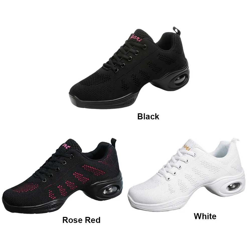 Dance Shoes Air Cushion Walking Shoes Split Sole Athletic Walking Dance Shoes Platform for Women 2