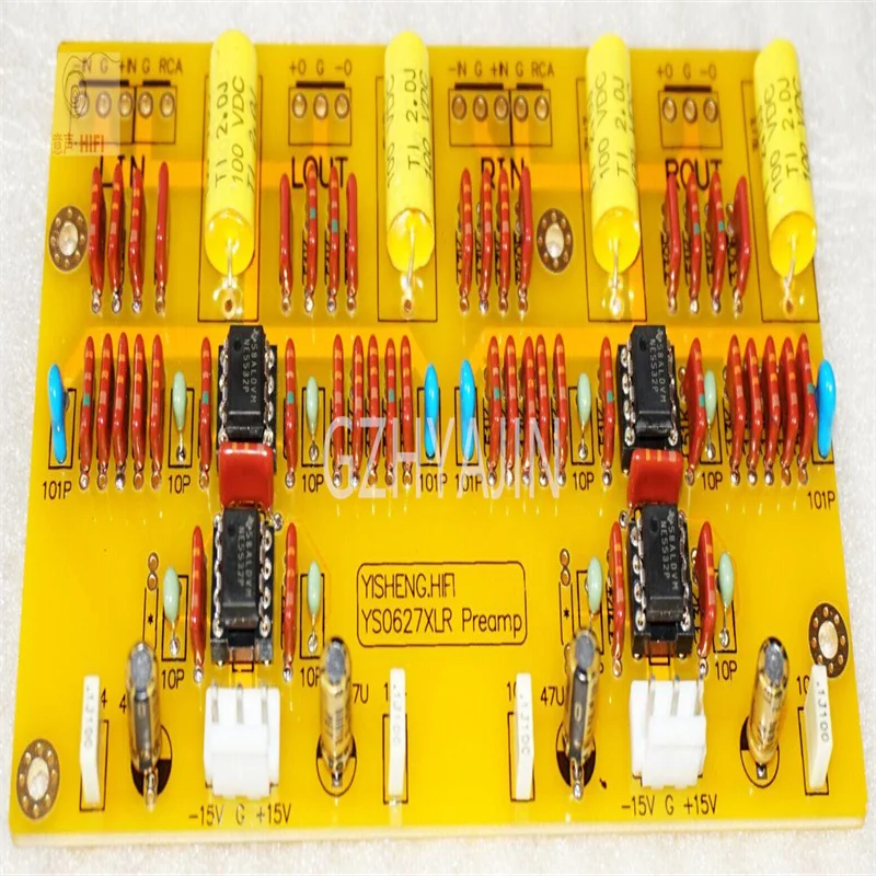 

Новый сбалансированный передний усилитель постоянного тока 15В S0627 с высоким разрешением и позолоченным голосом, набор печатных плат/готовая плата
