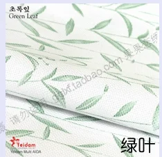 Korean Yedan Cross Embroidery 14CT Small Grid Colorful Cloth Printed Flower Cloth 19 Colors 29x30cm cross stitch fabric