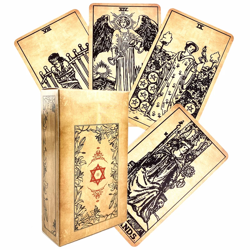 Коллекционные Карточки The New Rider Tarot классические настольные игры с оригинальным