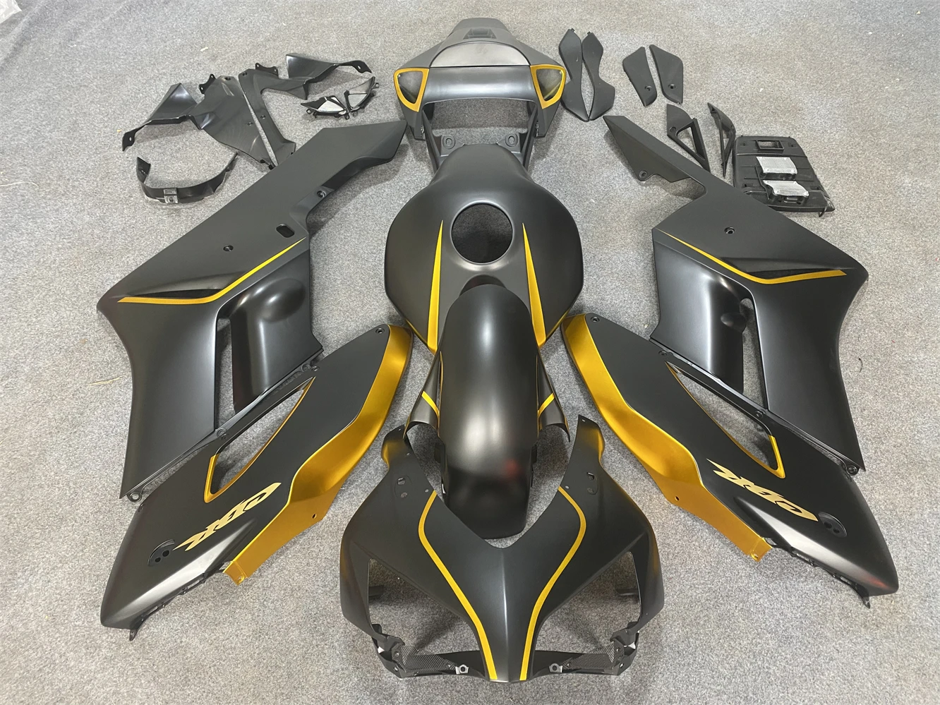 

Новинка, комплект обтекателей из АБС-пластика для мотоцикла, подходит для CBR1000RR 2004 2005 04 05, обтекатель для корпуса, черный, красный, матовый