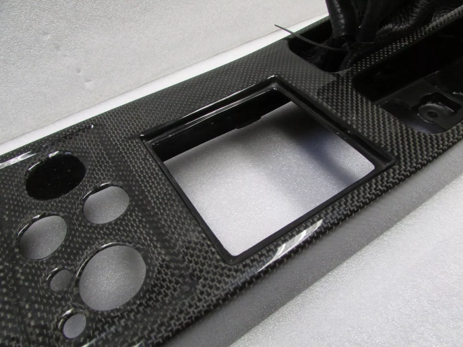 For Ferrari F430, Upper Carbon Fiber Center Console, 1x1 Weave Pattern, New