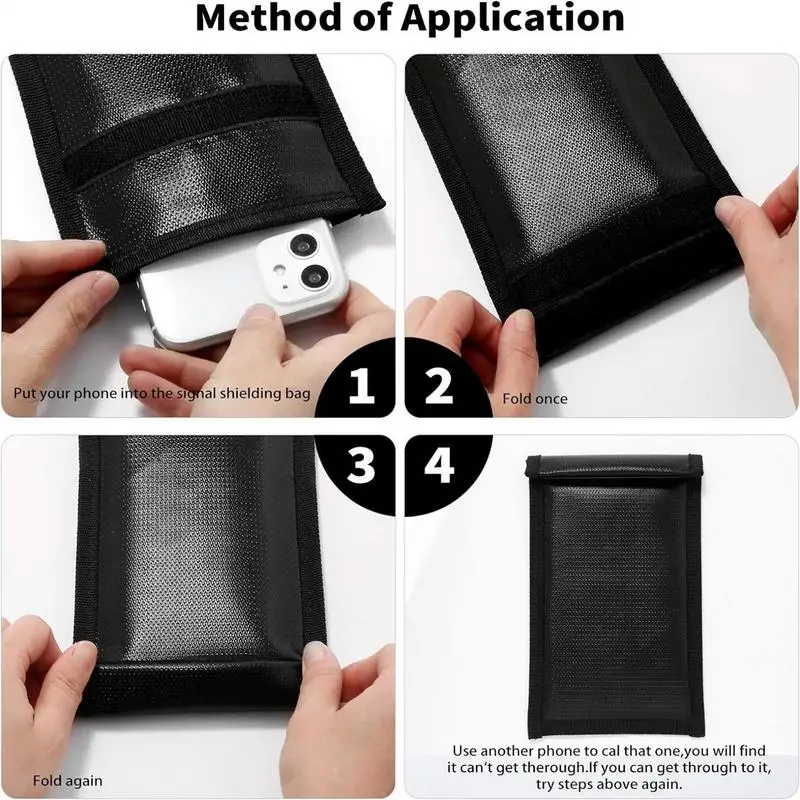 Keys Signal Blocker Multi-functional Anti-Radiation Shielding Protector Fireproof Signal Blocking Keys Pouch Outdoor Blocker Bag