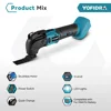 Electric Oscillating Multi-Tools Brushless Variable Speed Renovator DIY home improvement Power Tool For Makita 18V Battery 3