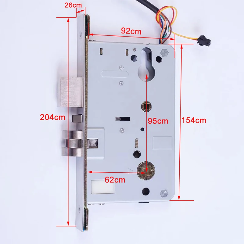 Titanium Aluminum Alloy Material Fechadura Inteligente Electric Hotel Door  Lock Card System