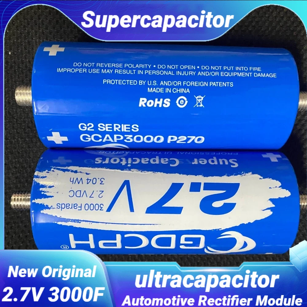 GDCPH 2.7V3000F Super Farad Capacitor High Current Large Capacity Can Be Used To Automotive Rectifier Module 16V500F*6 2.8V3000F super capacitor