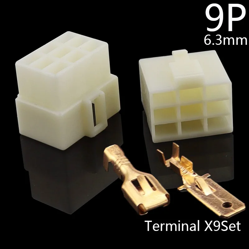 6,3mm 1/2/3/4/6/8/12P/14 pin Automotive 6,3 Elektrische draht Stecker Männlich Weiblich kabel terminal stecker Kits Motorrad ebike auto – Detail 33