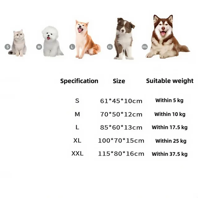 Dog Cat Nest Pet Bed All Seasons Scratch Resistant Bite Proof Sleeping Pad Removable Washable Cover for Small Medium Dogs Cats 2