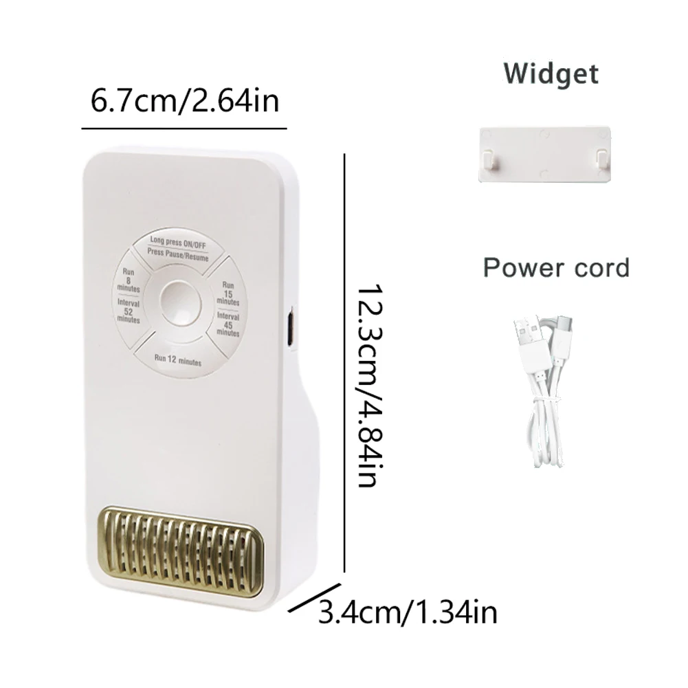 USB 충전식 냉장고 탈취제, 재사용 가능한 냄새 제거기, 휴대용 공기 청정기, 주방 옷장 신발 캐비닛용, 1200mAh