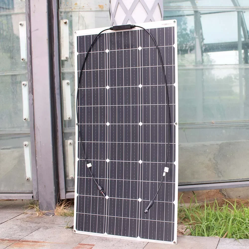 캠핑 RV 보트 자동차 가정용 유연한 태양 전지 패널 충전기 100W-1000W 12V 24V 배터리 충전 접이식 태양 에너지 변환기