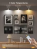 LED Magnetic Wall Sconce Lights,Rechargeable Dimmable Wall Mounted Lights with Remote, 360° Rotation Wall Mount Lamp for Bedroom 2
