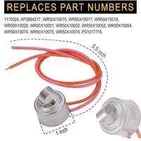 Thermostat de décongélation pour réfrigérateur WR50X10068 10028 10018 10017 10015, Compatible avec les réfrigérateurs GE et Hotpoint, remplace 1170024 2