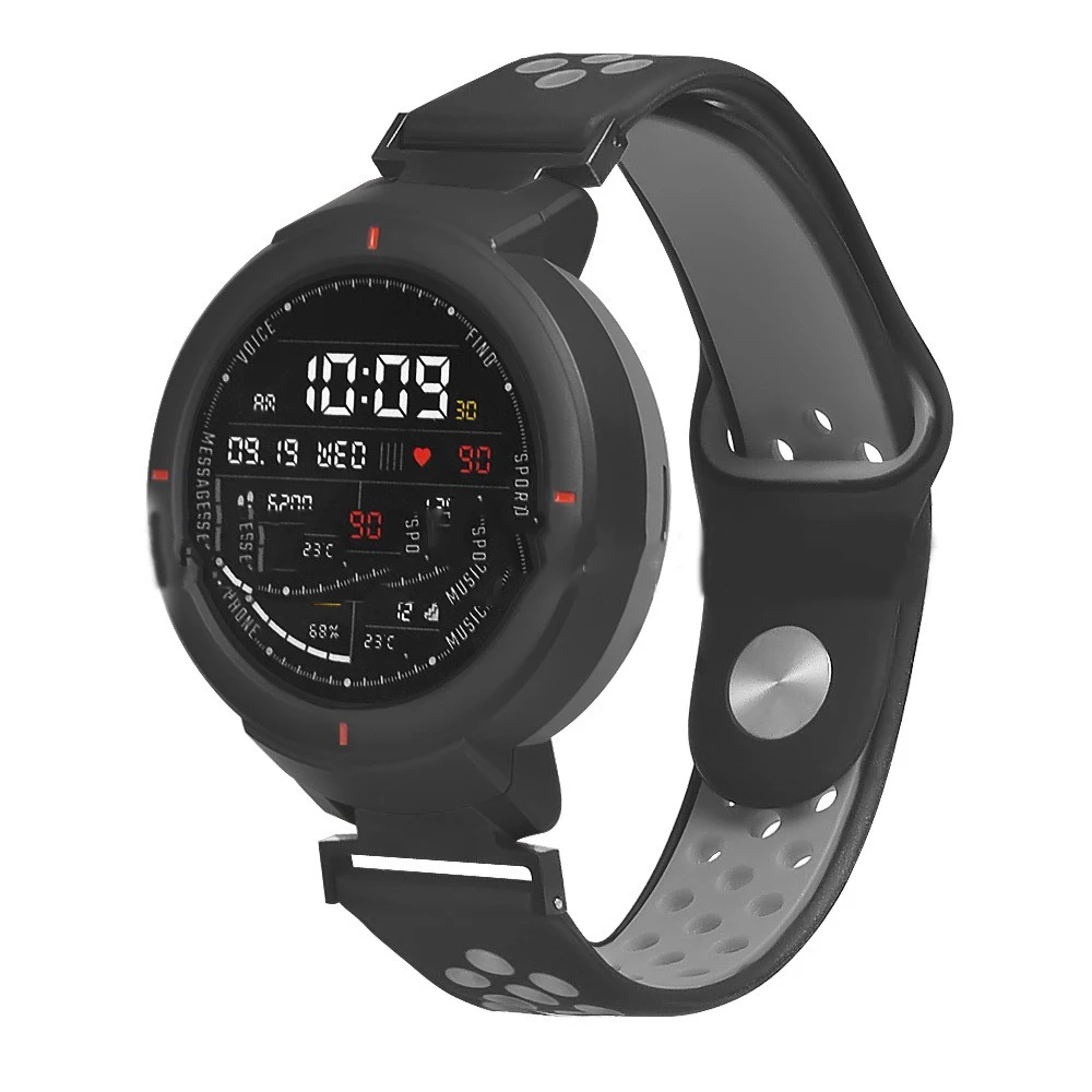 

Breathable Silicone Watchband For Huami 3 Amazfit Verge Watch Band Replaceable Belts For AMAZFIT VERGE 3 Wrist Bracelet Strap