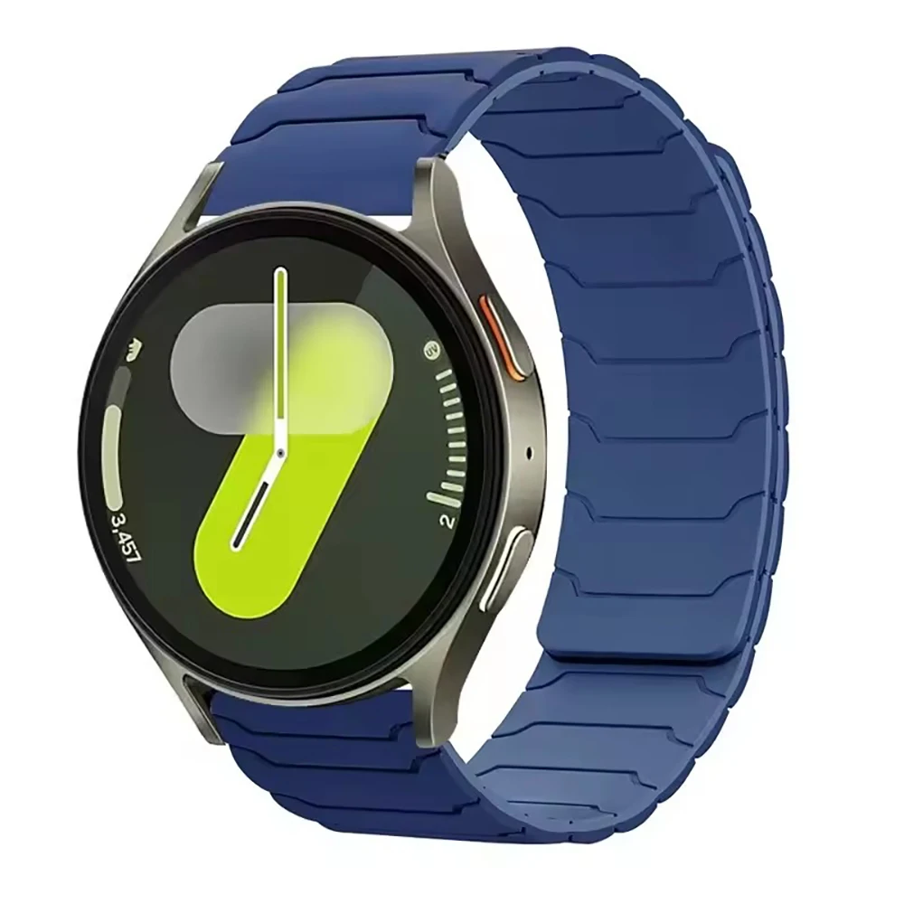 Premium 20mm Magnetic Loop Silicone Watch Band – Universal Fit Bracelet