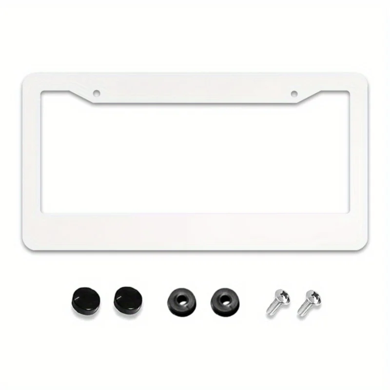 레오파드 프린트 번호판 프레임 클래식 브라운 블랙 치타 동물 패턴 자동차 번호판 홀더 범용 스테인레스 스틸