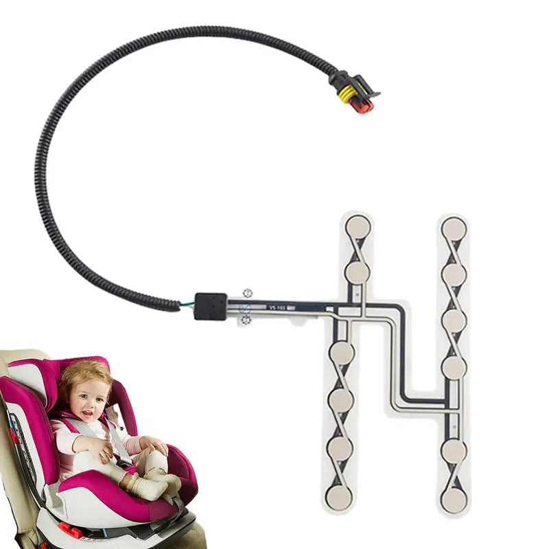 

Car Seat Pressure Sensor Universal Safety Belt Reminder Pressure Sensor Quick Response High Sensitive Thin Film Warning Accessor