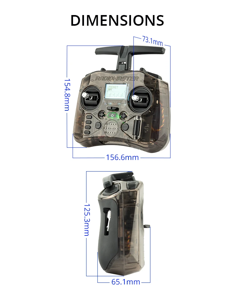 RadioMaster Pocket Radio - CC2500 / ELRS 2.4GHz | Lumenier