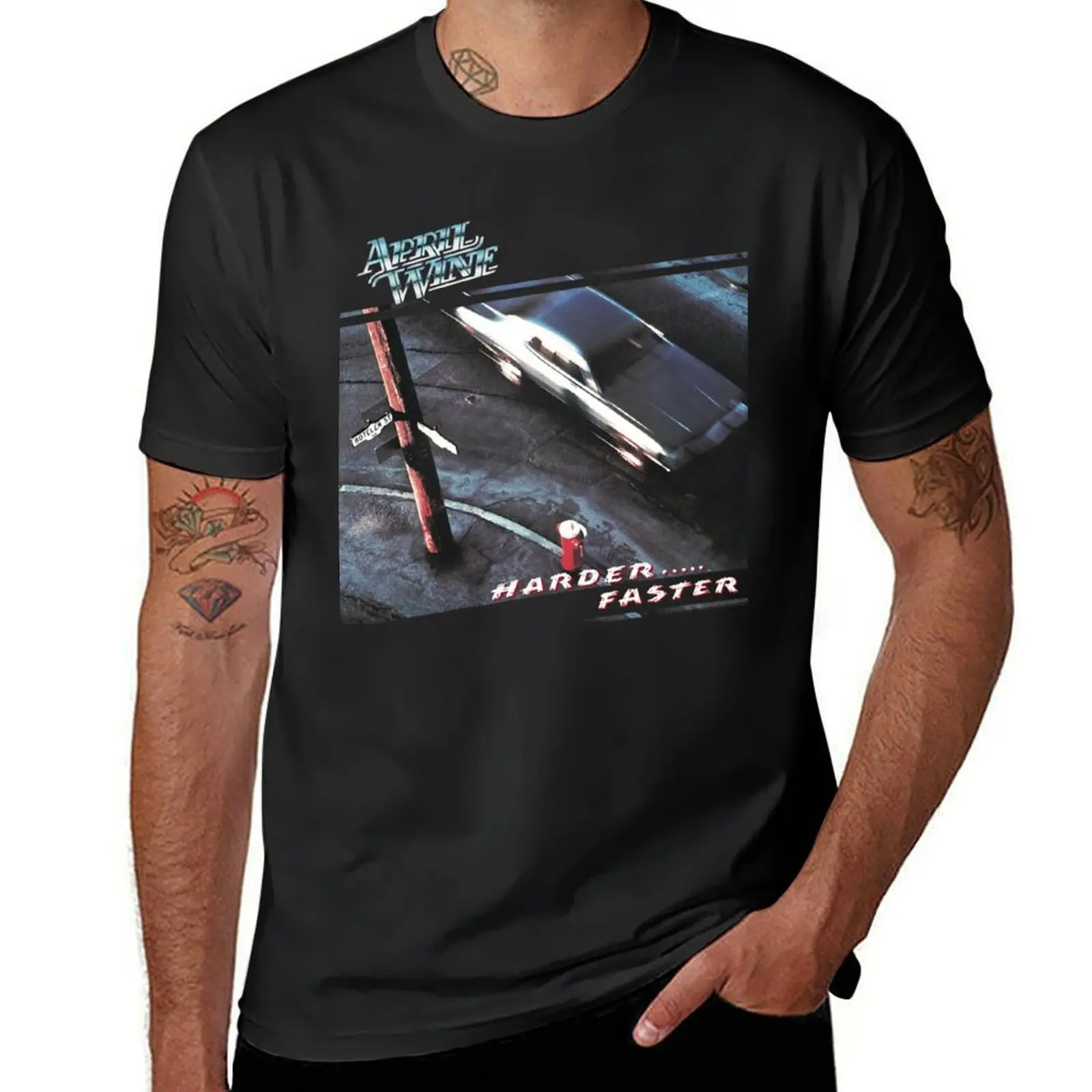

April Wine T-Shirt funnys oversized vintage korean fashion t shirts men