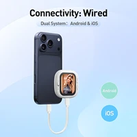 Téléphone portable magnétique caméra arrière Selfie caméra vidéo sans fil téléphone portable magnétique Vlog Mini 5