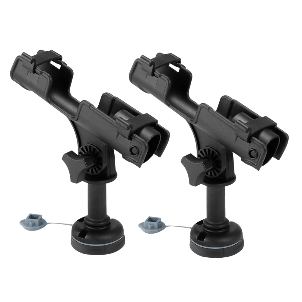 경량 풍선 보트나 카약을 위한 다기능 공기 펌프 어댑터, 타이어 압축기 키트 및 보트 액세서리들 9 플라스틱 보트 낚싯대 거치대 브래킷, 조정 가능한 분리형 카약 보트 낚싯대 거치대 태클 도구, 1 개, 2 개