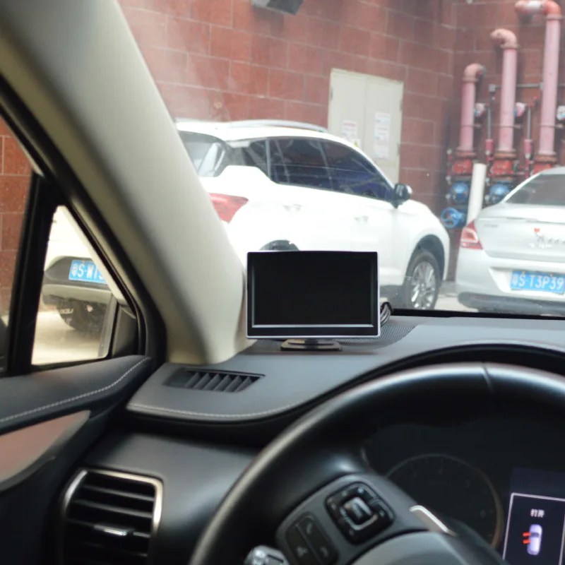 Monitor HD da 4.3/5 Pollici per Auto, Display LCD Pieghevole per Parcheggio, Telecamera di Retromarcia per Veicoli, Camion, Furgoni, Camper - immagine 6