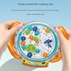 Educational Handheld Balance Ball Gear Maze Plate  Concentration Training Children Plane Maze Ball Toy Board Games 3