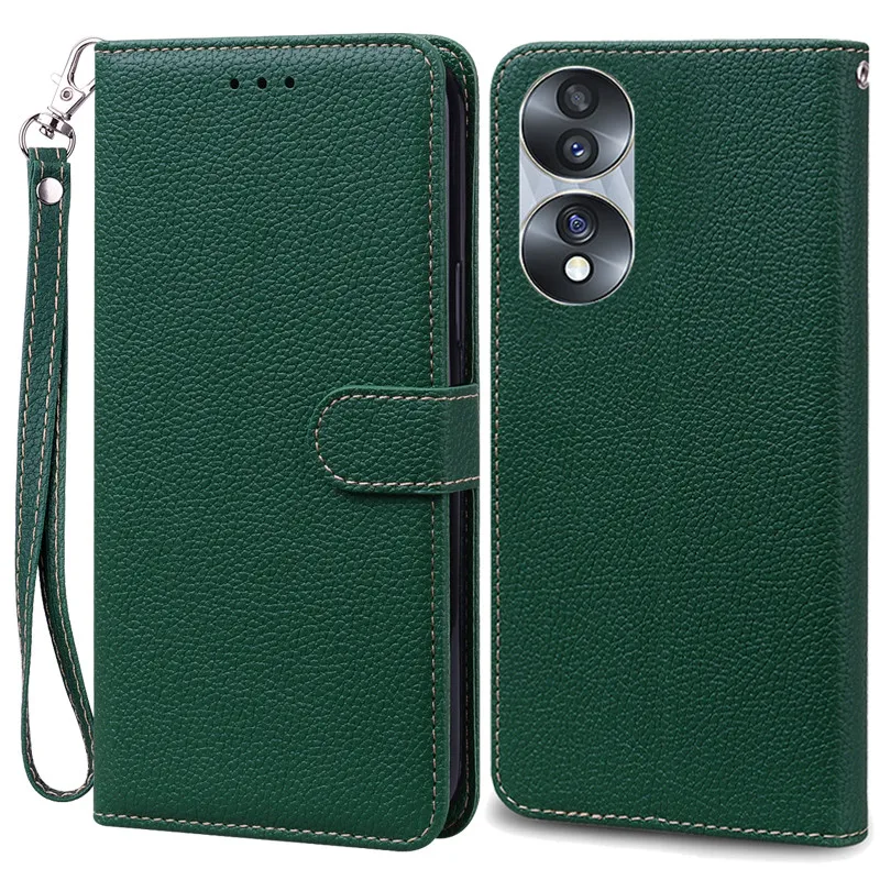Leather Wallet Flip Case - Elegant Full Cover Coque  Etui