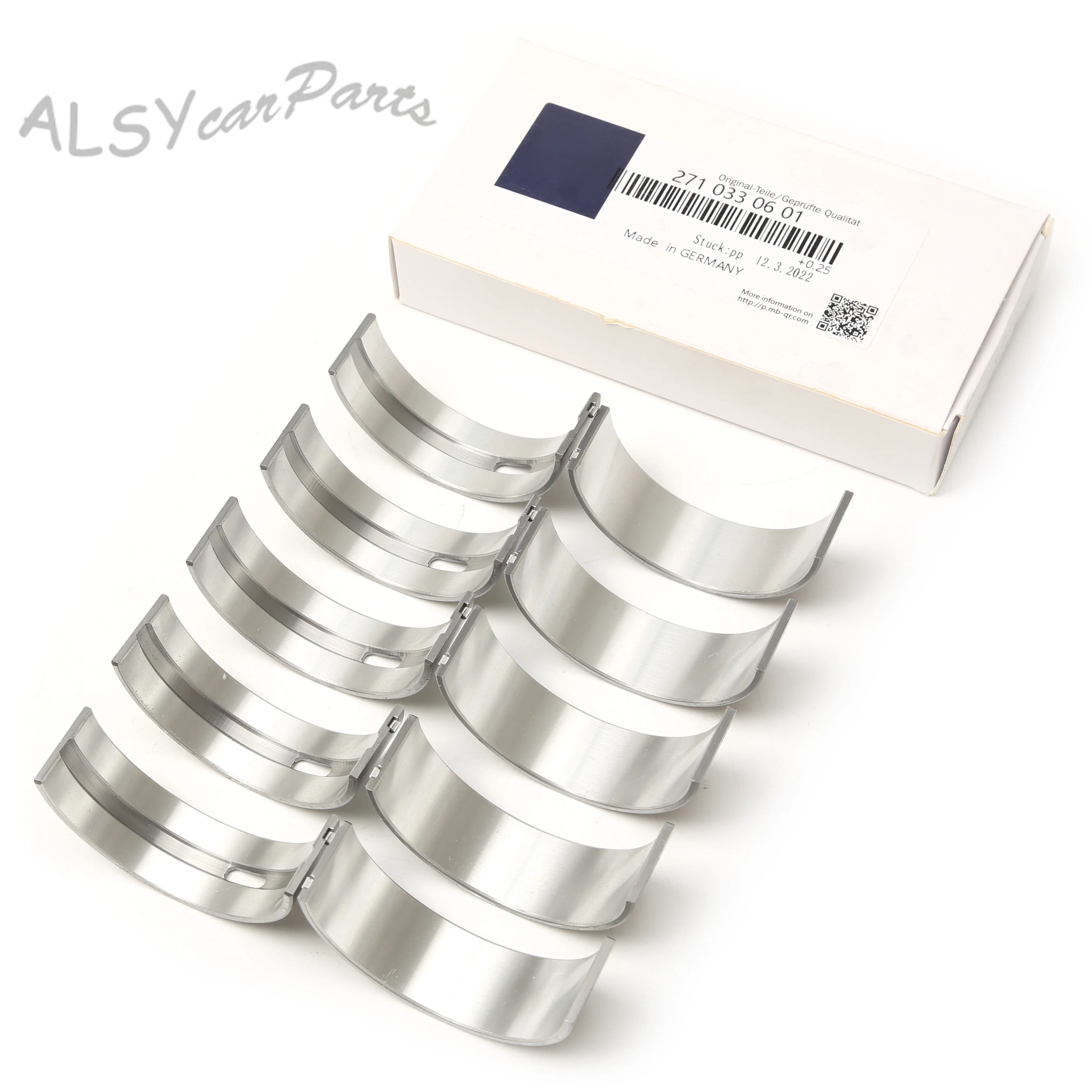 

Car Engine Crankshaft Bearings Oversized 0.25MM 2710330601 2710330602 For BENZ CLK 200 CGI E 200 NGT SLK 200 SPRINTER 5-t Van