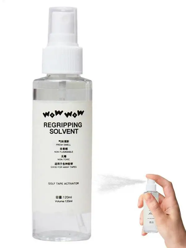 120ml  Grip Solvent for Golf Clubs Professional Golf Grip Solvent Regripping Golf Clubs Effective Solvent Solution