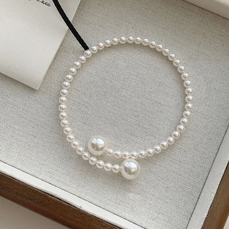 Imitation Pearl Stretchable Bracelet for Women Personalized Fashion Daily Accessories Party Jewelry Birthday Anniversary Gifts