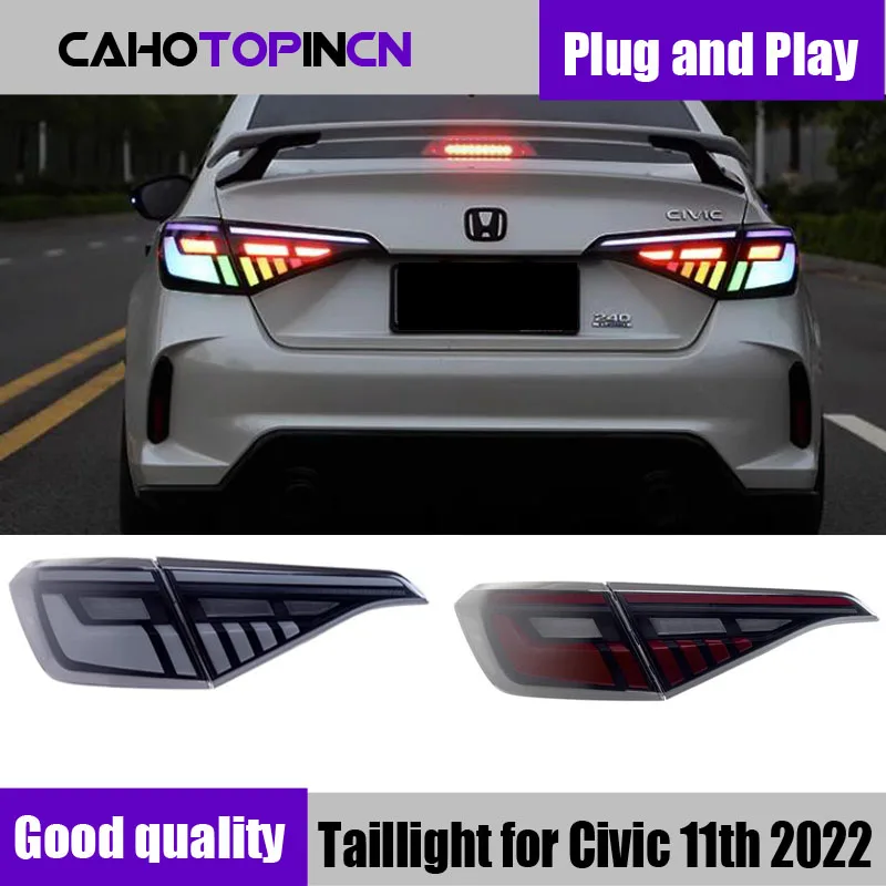 TaillightsForHondaCivicG11LED202211thTailLampCarStylingDRL