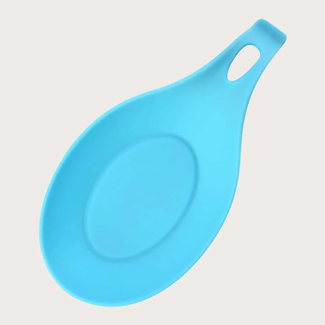 1pc-Silicone Spoon Rest Pad Food Grade Silica Gel Spoon Heat Resistant Put Mat Device Kitchen Utensils kitchen dishes