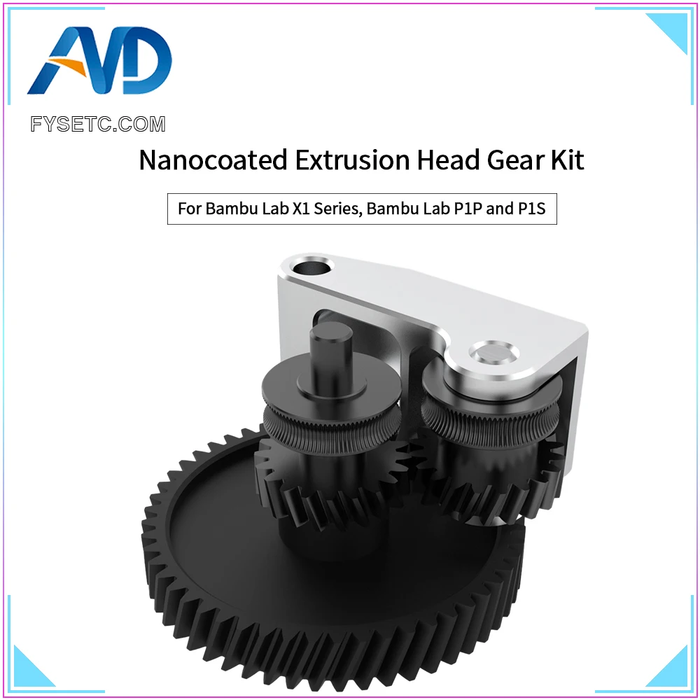 Per Bambu Lab X1/P1P/P1S Cnc Pom Kit Di Ingranaggi Nanorivestiti Design Integrato Ad Alta Precisione Per Stampanti 3D Bambu