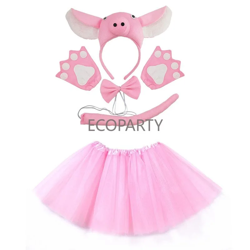 Costume Tigre Bambina per Feste a Tema, Carnevale, Taglia 5-7 anni, 128cm