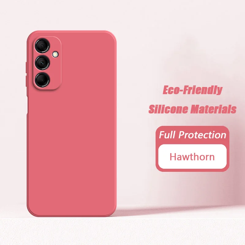 Slim Square Liquid Silicone Case with Soft Microfiber Lining - Enhanced Grip and Durability